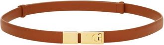 Ferragamo Extendable Hug Leather Belt, Size 100