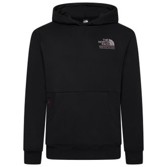 The North Face Mens Changla Pullover Hoodie Black Cotton - Size X-Large