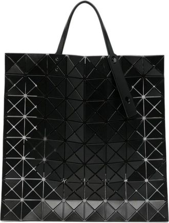 Issey Miyake Lucent Matte Tote Bag 8x8 - Dames - Tassen - Zwart - Maat: ONE Size Leer