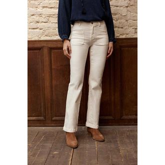 La petite &eacute;toile Flared jeans van stretchkatoen SONNY