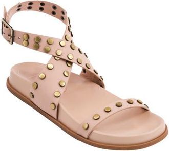 Shushop Cicily Ankle Strap Sandal in Beige at Nordstrom, Size 7.5