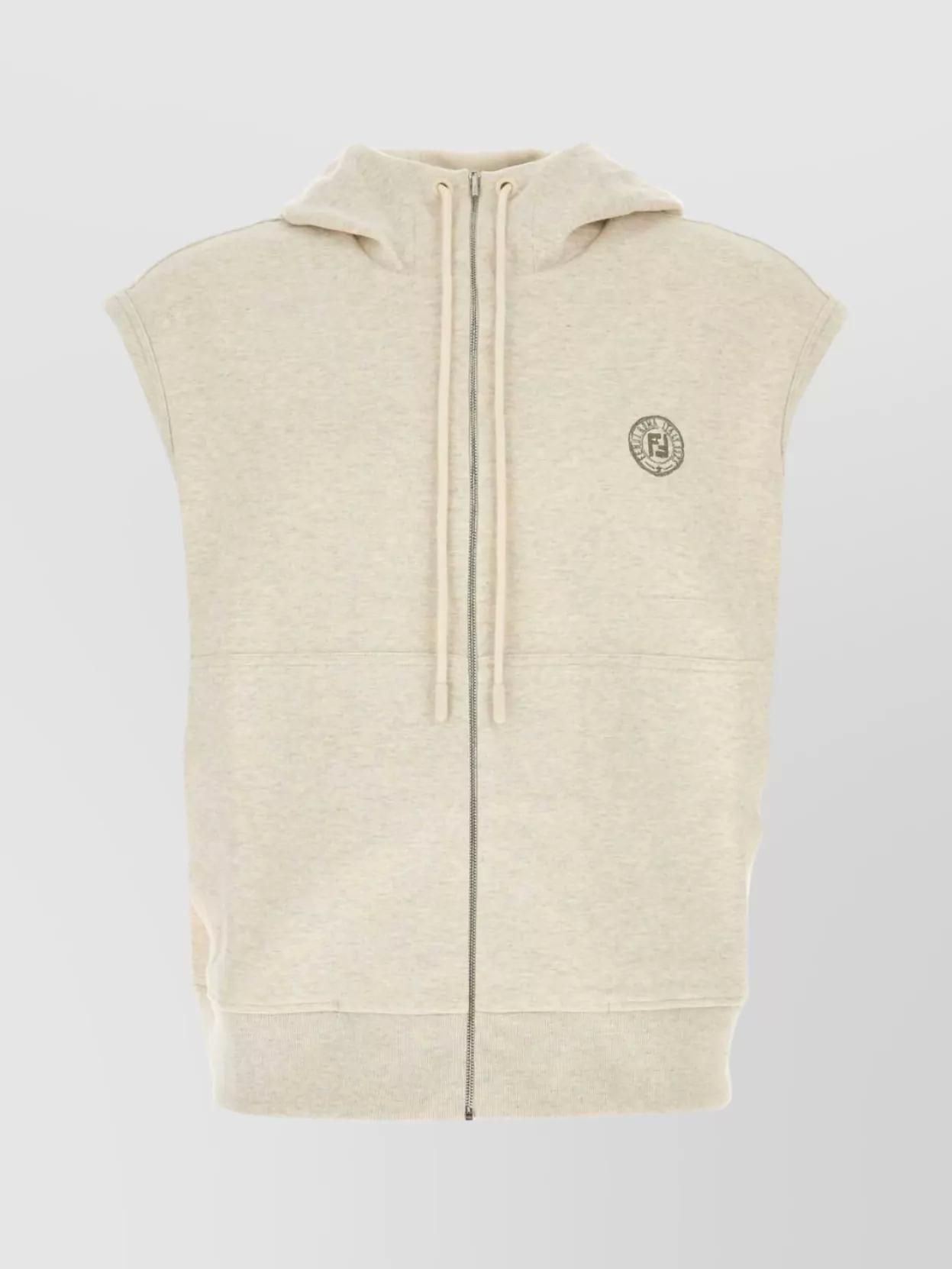 ベスト・ジレ FENDI FW23 Ivory wool vest (FT5984AM3R F1M2A) FENDI FW23 Ivory wool vest (FT5984AM3R F1M2A) (FENDI/ベスト