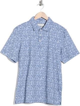Bugatchi Short Sleeve Polo in Steel at Nordstrom Rack, Size X-Large