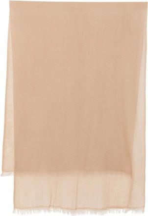N.Peal soft knitted scarf - Brown