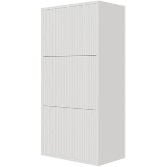Selsey Veldio Scarpiera a muro con 3 ante - 50 cm - Bianco - Selsey