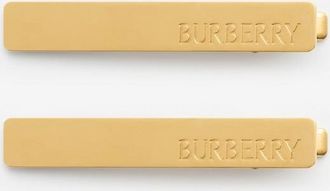 Burberry Logo Hair Clips
