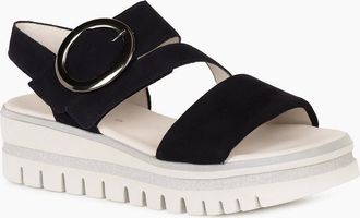 Gabor Womens Amarillo Womens Sandals - Black - Size: 2.5