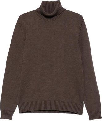 Zanone Roll-neck Ribbed-trim Sweater