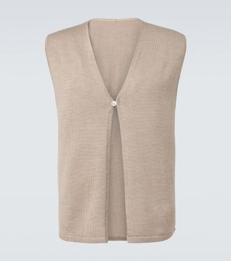 St&ograve;ffa St&ograve;ffa Knitted wool and silk vest