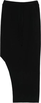 Thom Krom Gonna asimmetrica midi con coulisse - Nero