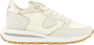 Philippe Model Tropez Haute Low Sneakers - Dames - Sneakers - Beige - 37 EU - Leer - Schoenen
