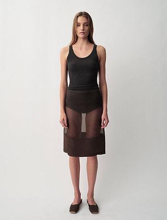 Calvin Klein Camiseta De Tirantes De Canal&eacute; Ella