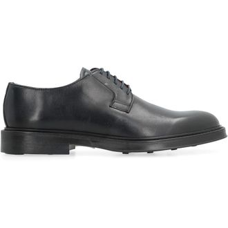 Bruno Magli Klassieke leren veterschoenen - Heren - Nette schoenen - Blauw - 41 EU - Leer - Schoenen