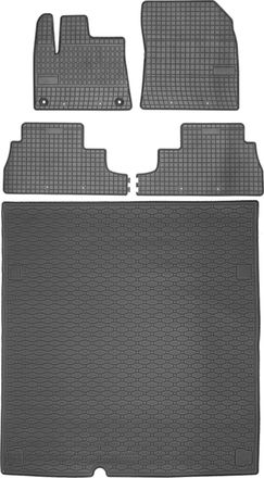 OEM Juego De Alfombrillas De Goma Para Coche Y Maletero Para Opel Combo Kombivan A Partir De Junio De 2018