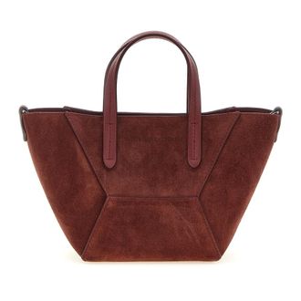 Brunello Cucinelli BC Duo Mini Handbag - female - Brunello Cucinelli - Handbags - Red - ONE SIZE - Bags