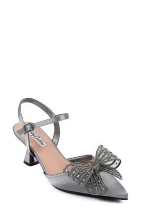 Lady Couture Leslie Pointed Toe Pump in Pewter at Nordstrom Rack, Size 13