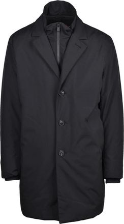 Save The Duck Heren, Mantels, Zwart, Maat: S Poliester
