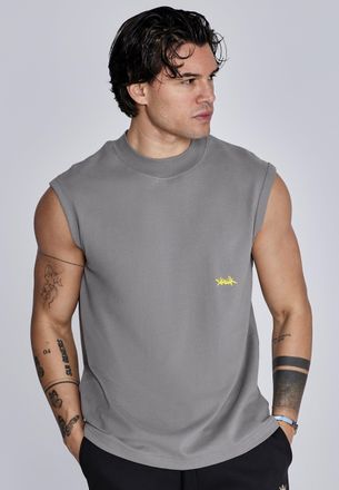 Siksilk Siksilk 1/4 Top de pista de cinta postal - Negro XL