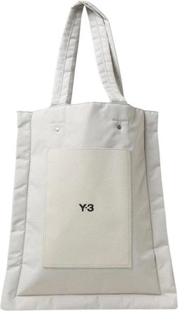 Yohji Yamamoto Heren, Tassen, Wit, Maat: ONE Size