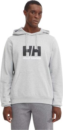 Helly Hansen Sweatshirts & Hoodies > Sweatshirts & Hoodies - Heren - Sportshirts - Grijs - S - Katoen - Fitness