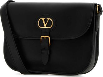 Valentino Garavani Mens Black Leather Antibes Crossbody Bag Nero Calf - Bos Taurus Borse A Tracolla
