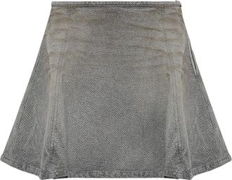 Diesel Falda De-Raine - Skirts - Mujer - Gris - W28