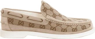 Gucci Heren, Schoenen, Beige, Maat: 46 1/2 EU Leer