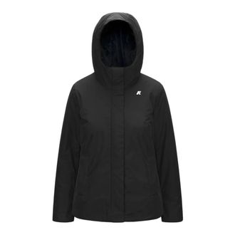 K-Way K-Way, Rain Jackets, female, Black, Size: 2XL Lil Soft Touch Marmotta Jacket (Short)