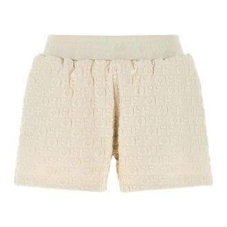 Off-white Dames, Korte broeken, Beige, Maat: M Katoen