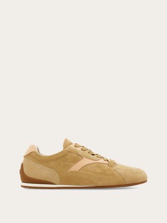 Ferragamo Donna Sneaker ornamento Gancini Beige Taglia 36.5