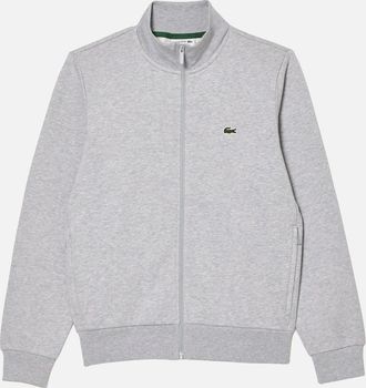 Lacoste Mens Lacoste SH9622 Full Zip Fleece Track Top - Grey - Size: 40