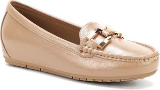 Unze Women Ashlee Classy Buckle Moccasins UK Size 3-8 Khaki