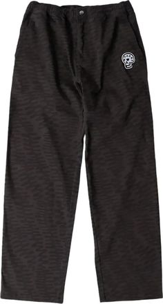by Parra Pantaloni Stitched Skull - WASHED GREY