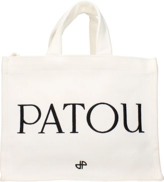 Patou Borse Patou da donna in tessuto bianco