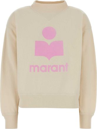 Isabel Marant Cream Cotton Blend Moby Sweatshirt