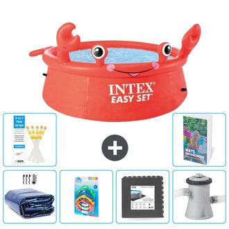 Intex Piscina Easy Set Redonda - Cangrejo - 183x51 Cm - 7-piezas S3