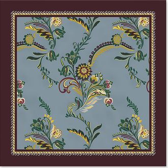 Etro Seidentwilltuch mit Blütenprint