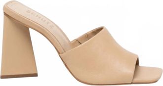 Schutz Womens Lizah Heeled Sandal In Light Nude