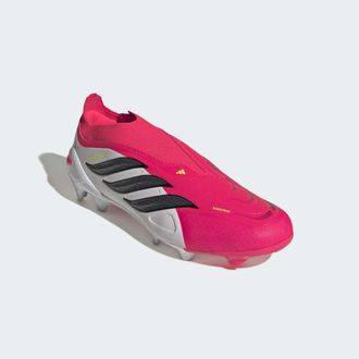adidas Fussballschuh ADIDAS PERFORMANCE PREDATOR LEAGUE, FESTE B&Ouml;DEN, OHNE SCHN&Uuml;RUNG, Gr. 42,5, lucid rot, core schwarz, cloud wei&szlig;, Synthetik, Textil, Schuh