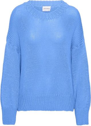 Americandreams Pepper Ronde Hals Trui - Dames - Ronde hals truien - Blauw - M - Katoen - Truien & Vesten