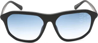 Guess GU00057 Gradient Blue Lens Sunglasses - Black
