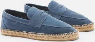 Scarosso Diego Espadrilles in Steel Grey - Suede at Nordstrom, Size 47