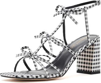 Madden Girl Lovelyy Womens Dress Sandals Black/White : 7.5 M, Rubber/Synthetic