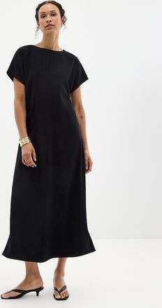 Contemporaine Womens Ruched waist maxi dress