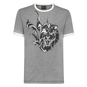 Billionaire Boys Club Camiseta Cuello Redondo Manga Corta Le&oacute;n - Tops - Hombre - Gris - S