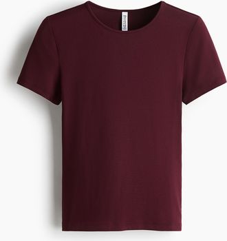 H&M T-Shirt aus Mikrofaser - Red