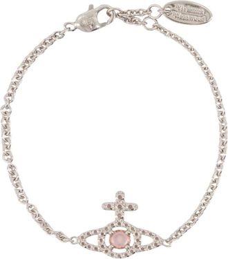 Vivienne Westwood Accessoires, Dames, Grijs, ONE Size, Olympia Cz Armband