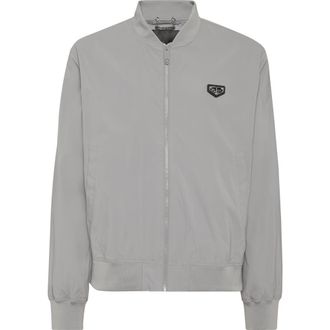 Philipp Plein Nylon Bomber Jacket Men in Grey at Nordstrom, Size Xxx-Large Eu