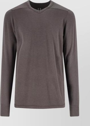 Rick Owens long sleeve v-neck knit sweater