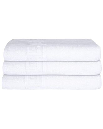 Ozan Premium Home 3Pc Milos Greek Key Pattern Bath Sheet Set